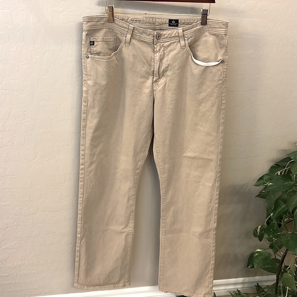 AG Adriano Goldschmied The Protece khaki pants, 36x34 straight leg, Cotton - Picture 3 of 13